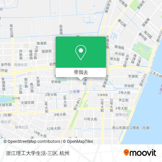 浙江理工大学生活-三区地图