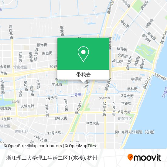 浙江理工大学理工生活二区1(东楼)地图