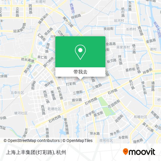 上海上丰集团(灯彩路)地图