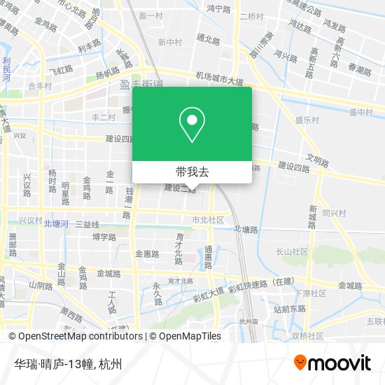 华瑞·晴庐-13幢地图
