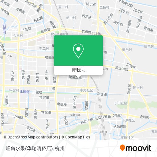 旺角水果(华瑞晴庐店)地图