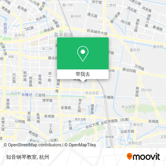 知音钢琴教室地图