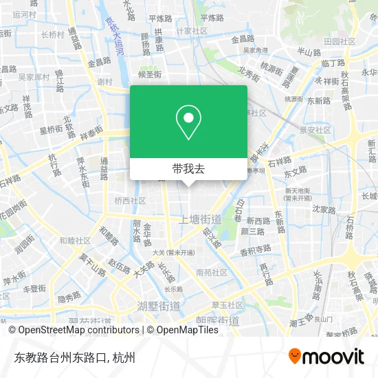 东教路台州东路口地图
