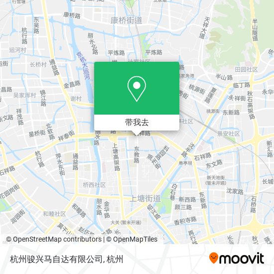 杭州骏兴马自达有限公司地图