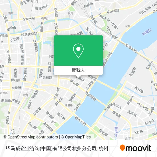 毕马威企业咨询(中国)有限公司杭州分公司地图