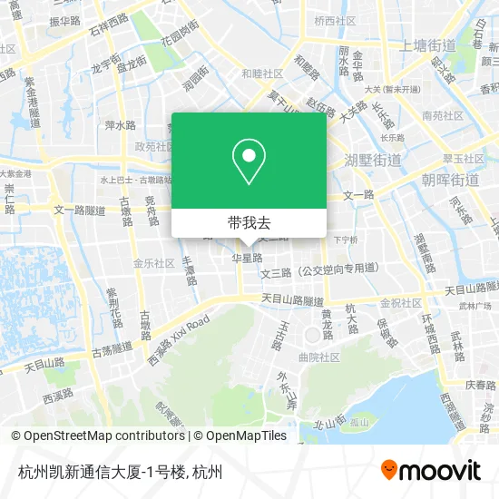 杭州凯新通信大厦-1号楼地图