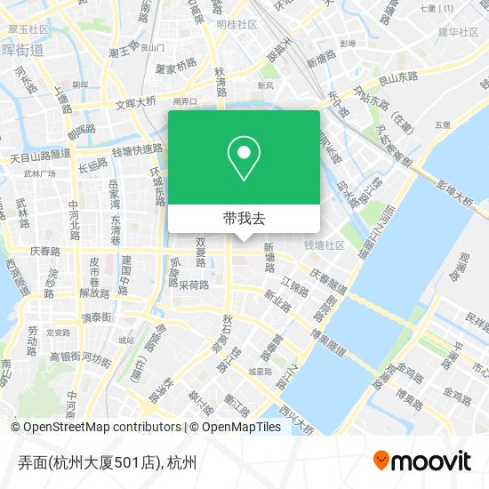 弄面(杭州大厦501店)地图