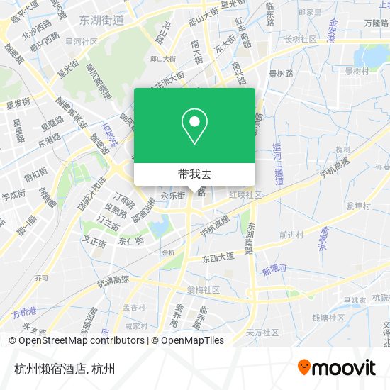 杭州懒宿酒店地图