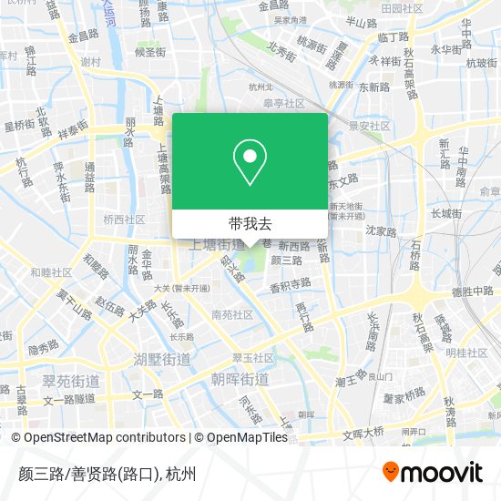 颜三路/善贤路(路口)地图