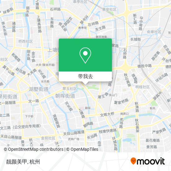 靓颜美甲地图