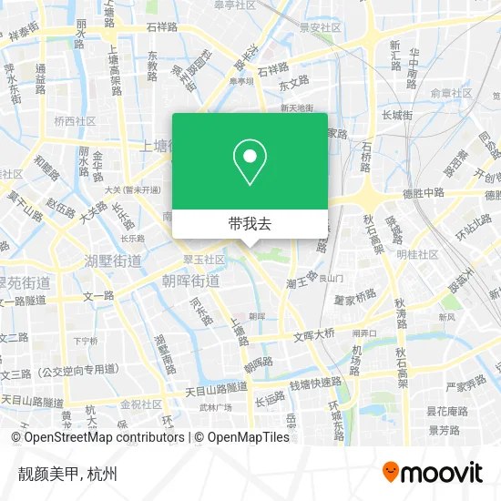 靓颜美甲地图