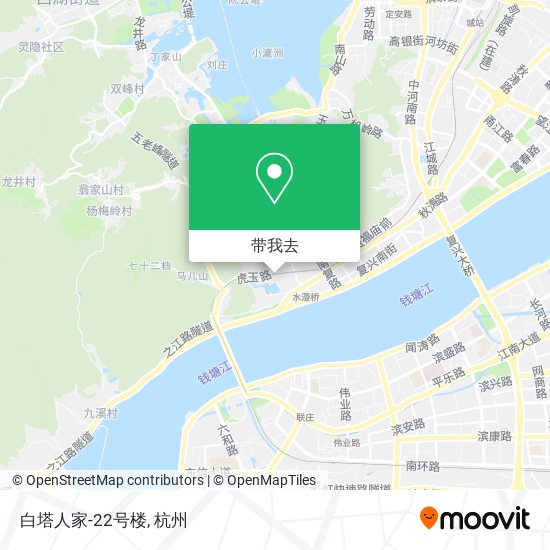 白塔人家-22号楼地图