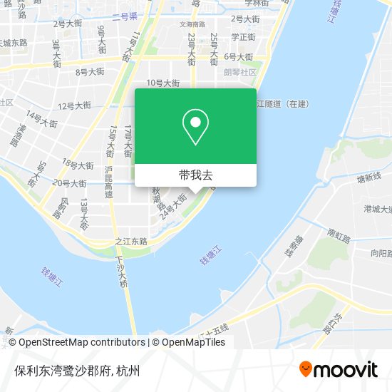 保利东湾鹭沙郡府地图