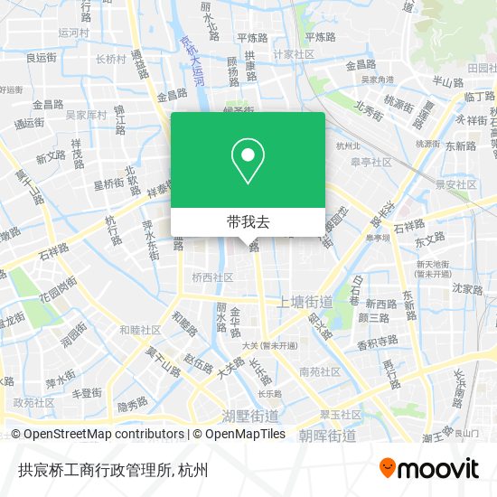 拱宸桥工商行政管理所地图