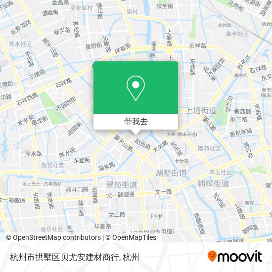 杭州市拱墅区贝尤安建材商行地图