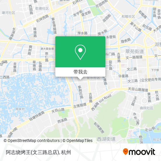 阿志烧烤王(文三路总店)地图