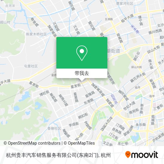 杭州贵丰汽车销售服务有限公司(东南2门)地图