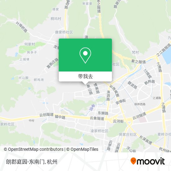 朗郡庭园-东南门地图