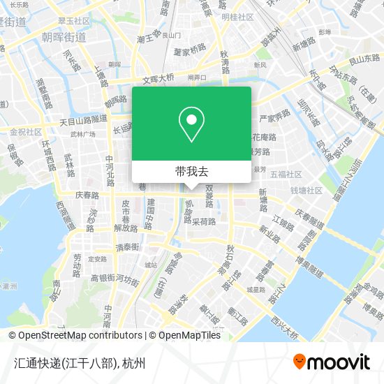汇通快递(江干八部)地图