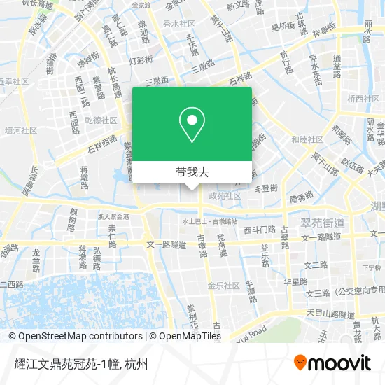 耀江文鼎苑冠苑-1幢地图