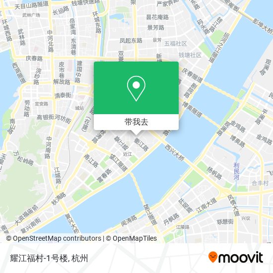 耀江福村-1号楼地图
