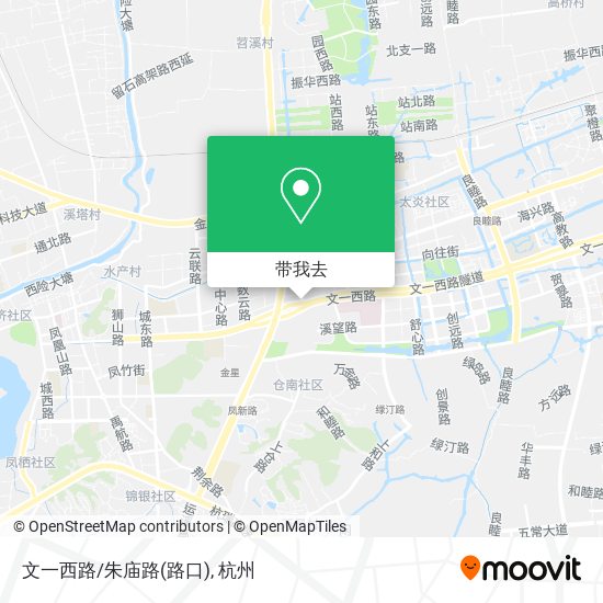 文一西路/朱庙路(路口)地图