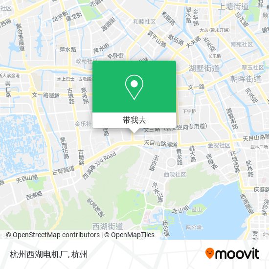 杭州西湖电机厂地图