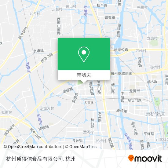 杭州质得信食品有限公司地图