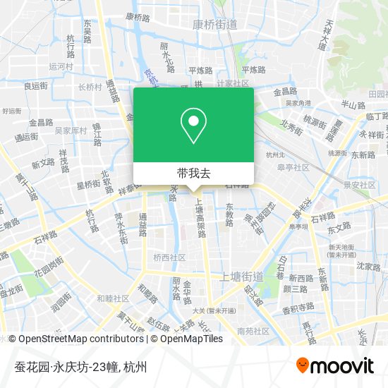 蚕花园·永庆坊-23幢地图