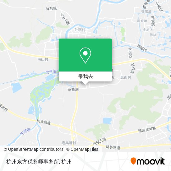 杭州东方税务师事务所地图