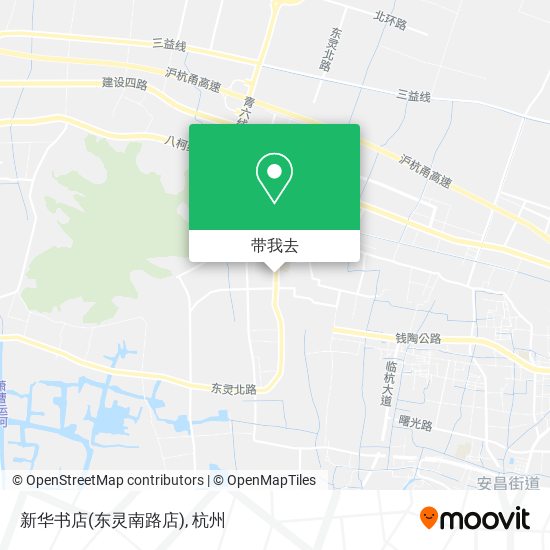 新华书店(东灵南路店)地图