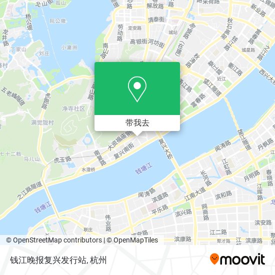 钱江晚报复兴发行站地图