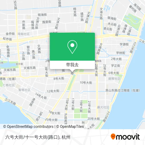六号大街/十一号大街(路口)地图
