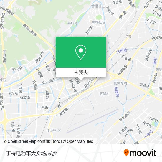 丁桥电动车大卖场地图