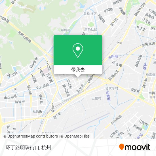 环丁路明珠街口地图