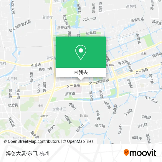 海创大厦-东门地图