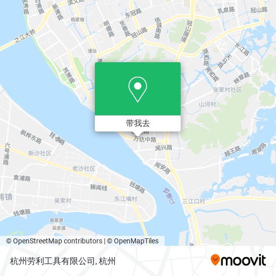 杭州劳利工具有限公司地图
