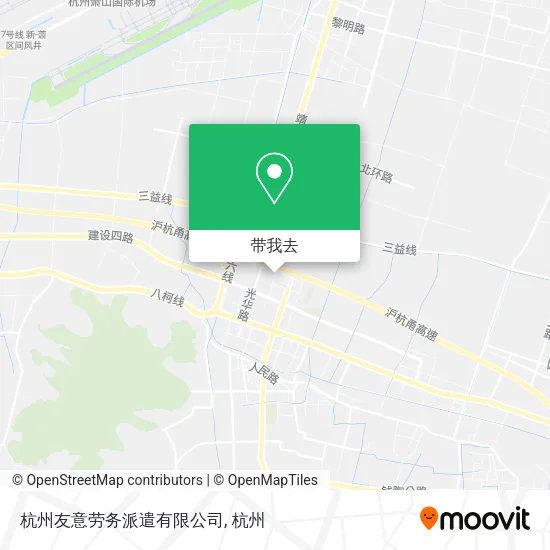 杭州友意劳务派遣有限公司地图