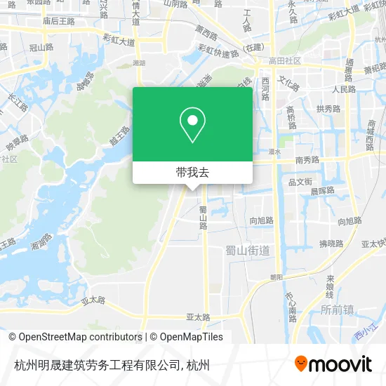 杭州明晟建筑劳务工程有限公司地图