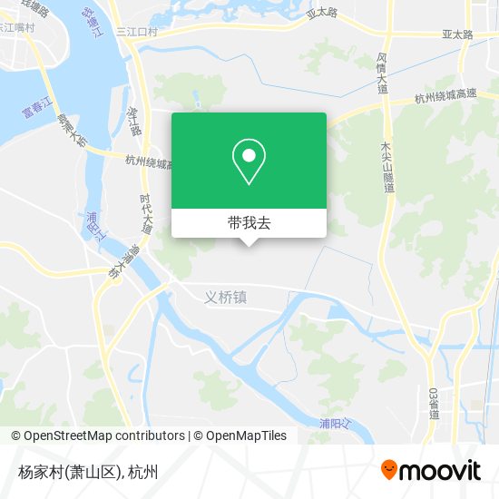 杨家村(萧山区)地图