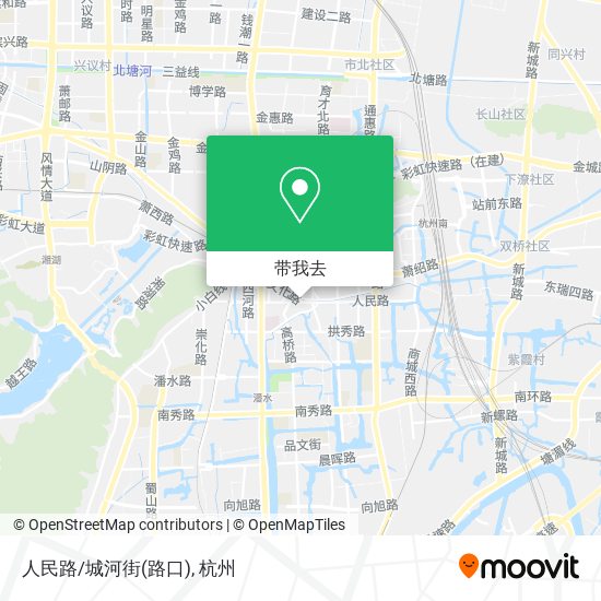 人民路/城河街(路口)地图