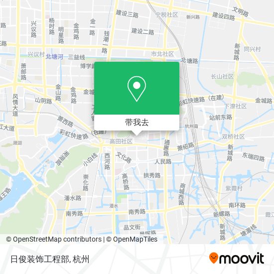 日俊装饰工程部地图