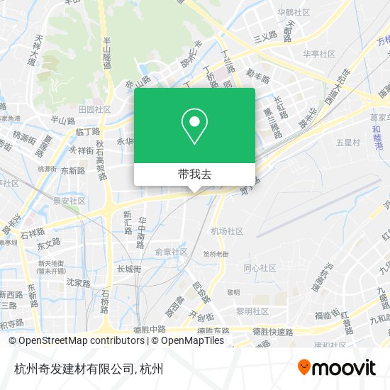 杭州奇发建材有限公司地图