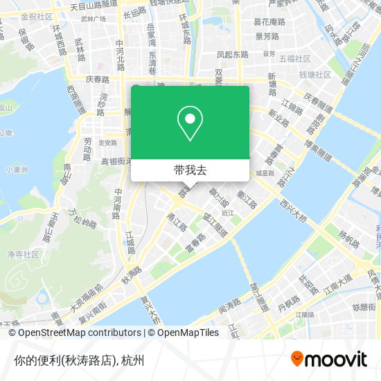 你的便利(秋涛路店)地图