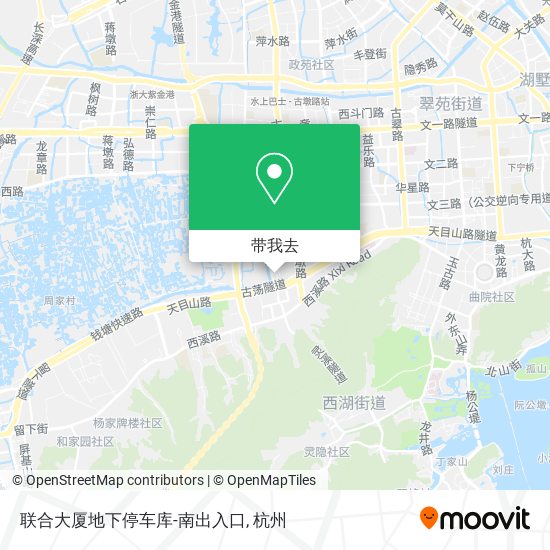 联合大厦地下停车库-南出入口地图