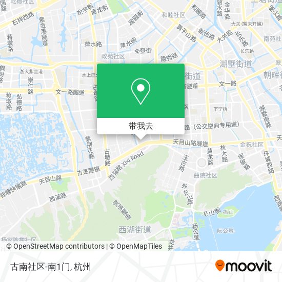 古南社区-南1门地图