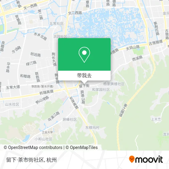 留下·茶市街社区地图