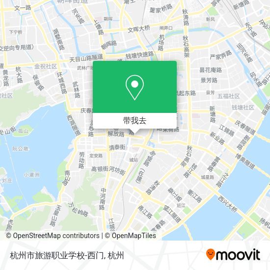 杭州市旅游职业学校-西门地图