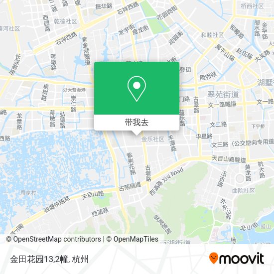 金田花园13,2幢地图