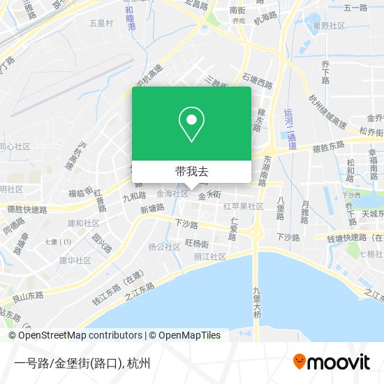 一号路/金堡街(路口)地图